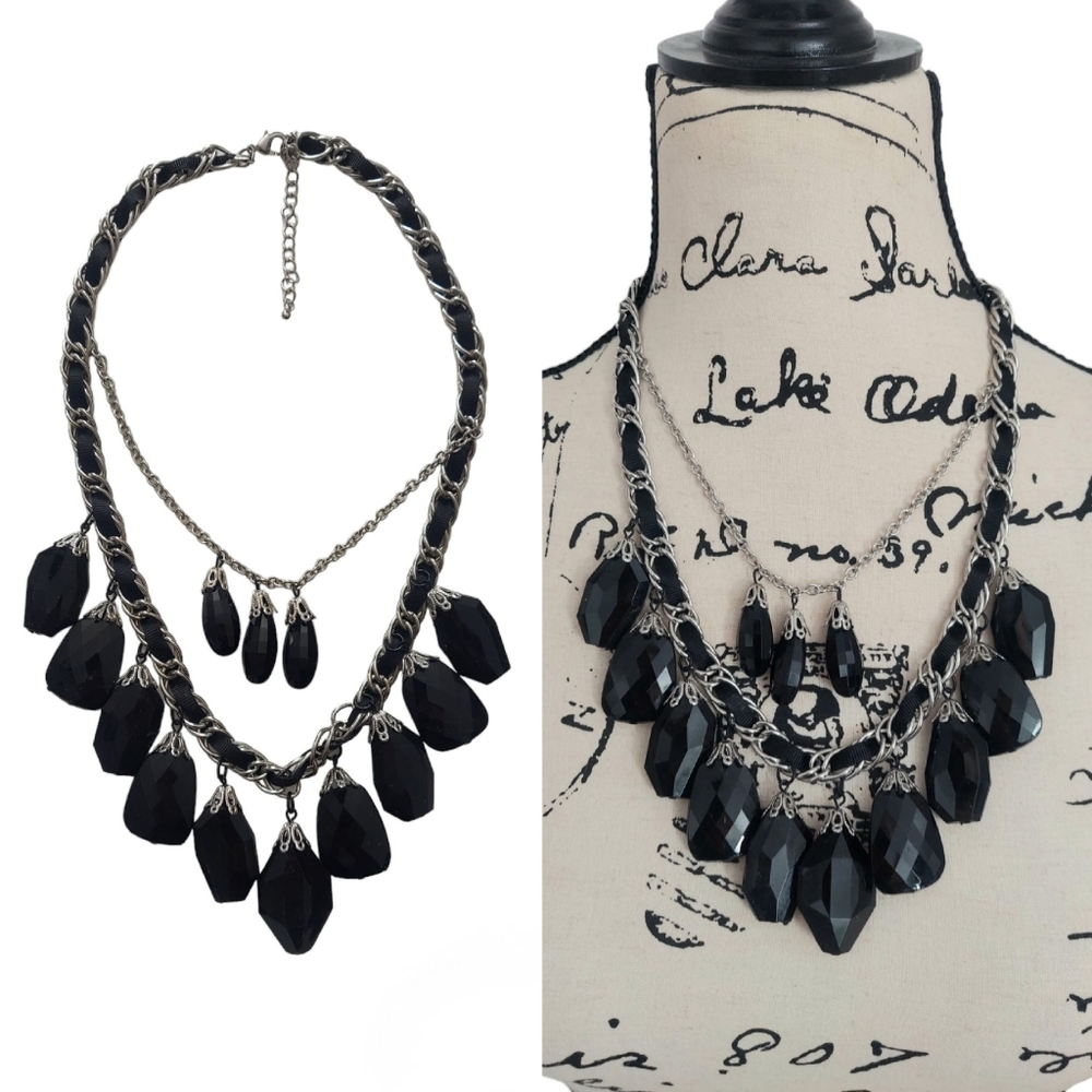 Vintage Black Necklace